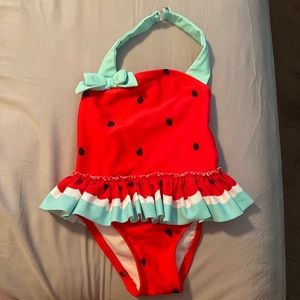 Hardly used adorable watermelon bathing suit